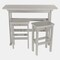 Highwood Usa Lehigh 3pc Bar Height Outdoor Patio Furniture Balcony Set AD-KITBALC2-HGR - alternate 1